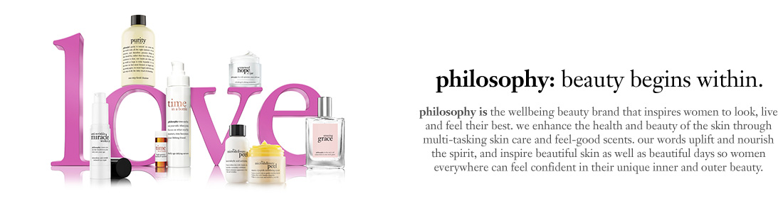 Philosophy Friends and Family Sale